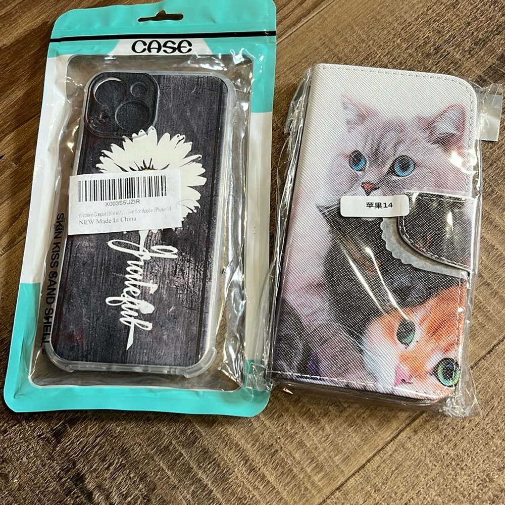 Iphone 14 cases (2) new